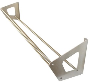 Cremalheira do pneu para a parede do reboque, 48 "ou 64" placas longas, brancas da extremidade