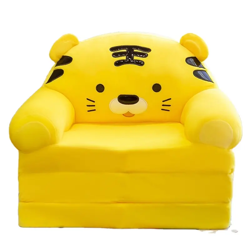 OEM ODM Wholesale Cartoon Folding Children's Sofa Baby Learning Chair Without Liner Foldable Toy Kids Sofa