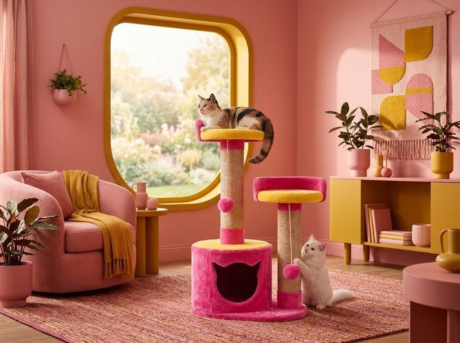 Jaune et rose