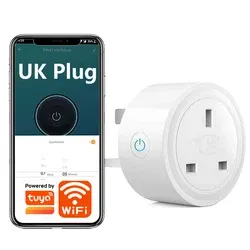 White WiFi UK Plug