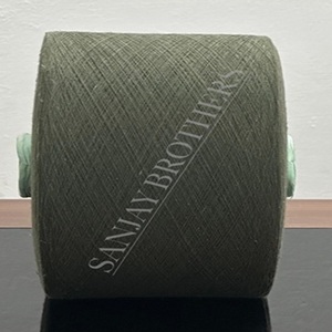 Çevre dostu Nm 30/1 70 Polyester 30 tam pamuk ipliği geri dönüşümlü pamuk örgü ipliği - Product Image 1