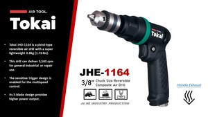 <strong>Air</strong> <strong>Drill</strong> 1/2" 3/8" Chuck Size Composite Reversible Pneumatic Hammer <strong>Drill</strong> with Super Light-Weight