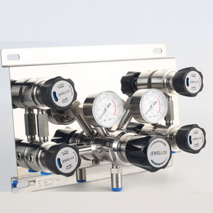 Einstufige UHP-Druckreduzier-Schalttafel-Gas versorgungs verteiler systeme für Labor halbleiter - Product Image 2
