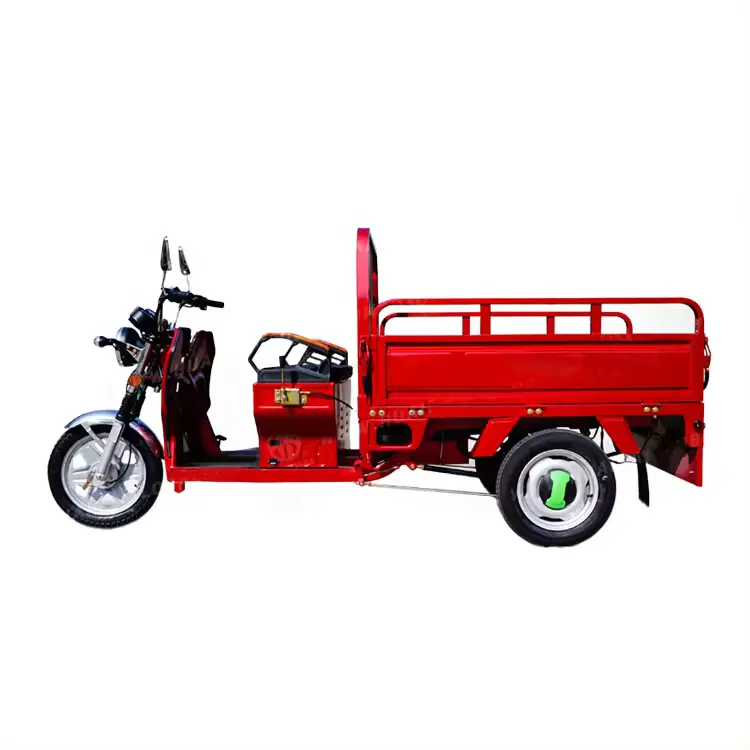 Scooter elétrica barata para transporte agrícola, triciclo elétrico de carga de 3 rodas, grande capacidade