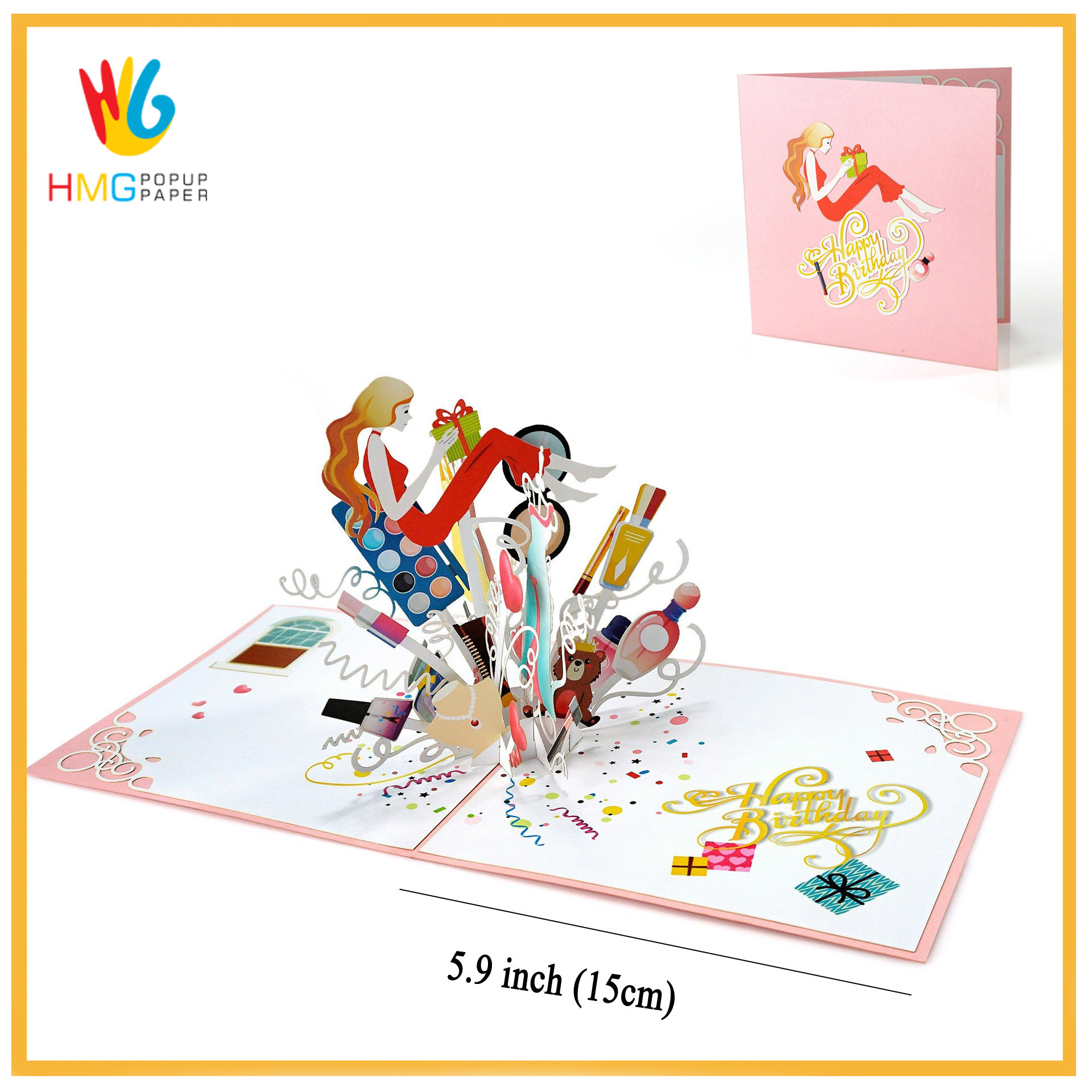 5.9 x 5.9 inch (15x15cm)