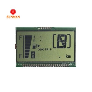 Kunden spezifischer Bildschirm Tn Htn VA 7-Segment-Display Benutzer definiertes 7-Segment-LCD-Display für Ebike-Motorrad-Tachometer-Kilometer zähler - Product Image 2