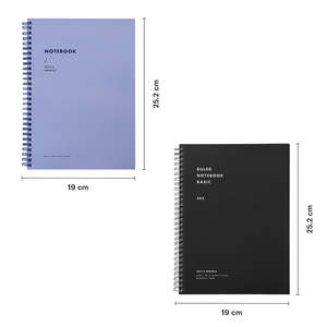 Spring Note 4-Pack Cute Spiral Bound <strong>Striped</strong> <strong>Notebook</strong> 100-Page Offset Paper Loose-Leaf A5 A6 B5 Address Book for School Use - Product Image 5