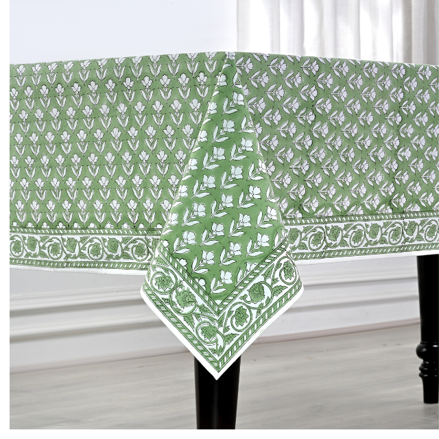Verdant Floral tablecloth