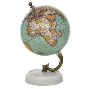 Globo diseñado en fábrica para la decoración del hogar y la Oficina, regalo de Navidad para estudiantes, globo terráqueo decorativo náutico en Base de mármol