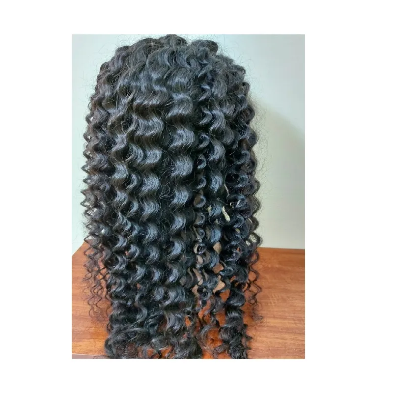 Alta Qualidade Full HD Lace para mulheres negras Peruca de Cabelo Encaracolado do Vietnã Extensões de Cabelo Humano Lam Hung marca