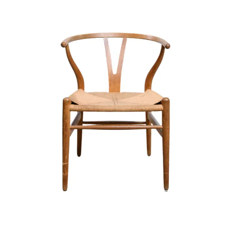 Prezzo di fabbrica sedia in legno di gomma di quercia acquista sedia da pranzo in legno per ristoranti caffetteria dal produttore del Vietnam