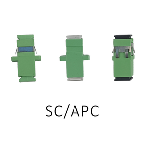 高透明度光纤适配器Sc/APC & Upc适配器单工毫米法兰，适用于4G 3G GSM GPRS网络光耦合器 - Product Image 2