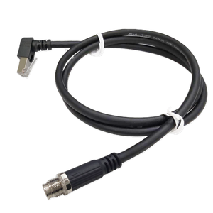 Industrial IP68 Waterproof PVC Insulated RJ45 Shielded Copper Cable New Version M8-M12 Male/Female Connector <strong>Control</strong> <strong>Computer</strong> - Product Image 6