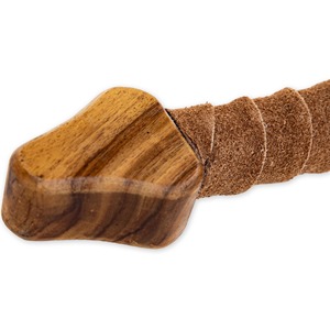 חרבות עץ | beech stamed אגוז ויטראז ', מגן ויטראז' מעולה לאימון w/עור עטופה.