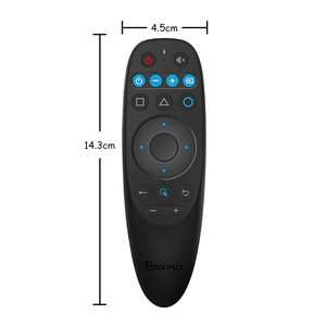 BOXPUT BPR2S Plus 2.4G Wireless BT 5.0 Smart Voice Fly Air Mouse giroscopio a 6 assi isolamento IR OTA telecomando Android TV BOX