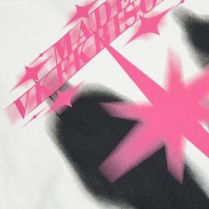 夏のアウトドアファッションスターシャドウグラフィックTシャツ男性用OEMカスタムデザインプリント卸売ドロップショルダーY2KヒップホップTシャツ