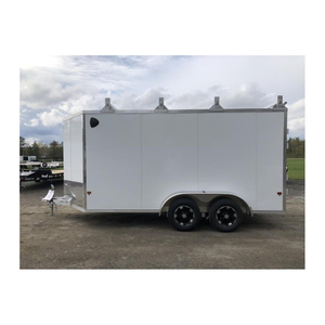 商用级单轴箱式拖车，具有有效载荷容量、可锁定检修门和耐腐蚀材料 - Product Image 5
