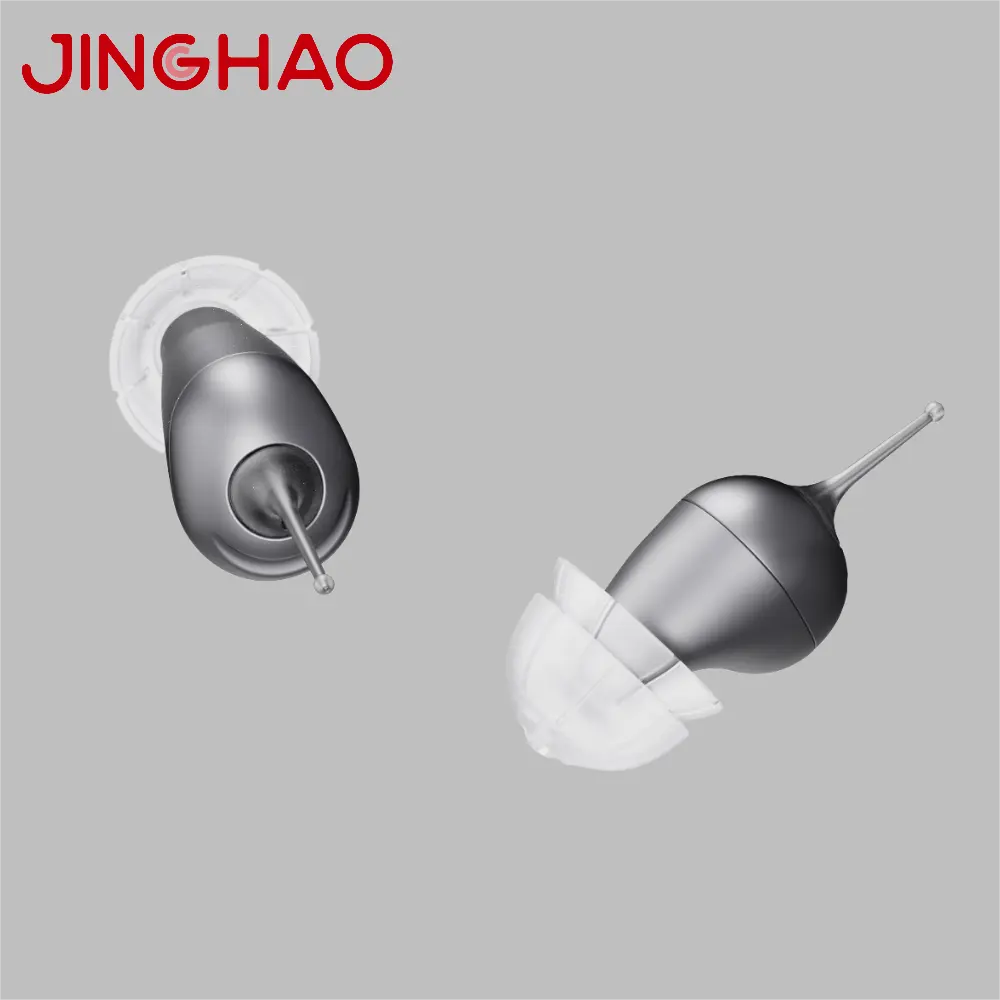 Jinghao Digitale Oor Gehoorapparaat Doofheid Cic Mini Draadloze Bluetooth Hoortoestellen In Oor Met App Controle