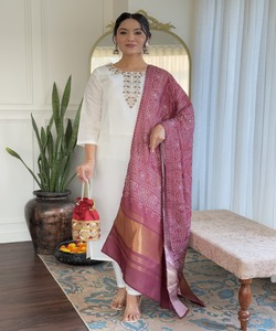 חדש חגיגי ללבוש ההודי pakesian מוכן מוכן kurta dupatta סט מחיר סיטונאי בגד אתני לקנות במחיר זול זול