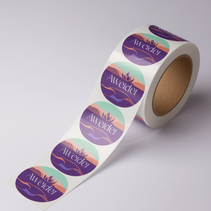 <strong>Oval</strong> Shape Stickers Custom Vinyl Pvc Adhesive Weatherproof Easy Peel Logo Glossy Finish Sticker Labels - Product Image 3