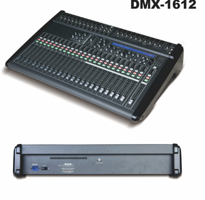 Console de mistura <span class=keywords><strong>digital</strong></span> de 16 canais com 16 entradas Mic/Line, 12 saídas analógicas