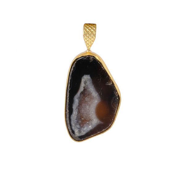 Black Geode Druzy
