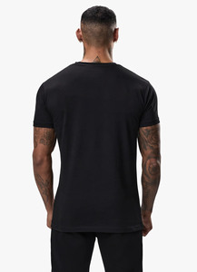 Özel erkek ağır T-Shirt ile lüks Mock boyun hızlı kuru spor gömlek boy ve özel baskı logosu için boş - Product Image 3