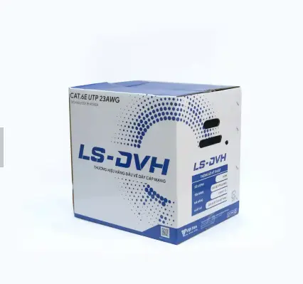 LAN-кабель Cat6 UTP 23AWG 99.97% из чистой меди, 4 пары, 1000 футов, технология Korea от вьетнамской торговли и производства