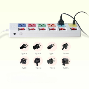 通用电源插座4插座2 USB输出端口On Off开关OEM/ODM支持保险丝包括 - Product Image 5