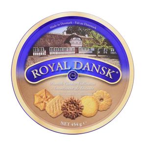原装奶油饼干皇家巧克力黄油可可味威化饼低碳水化合物硬脆包装盒装 - Product Image 4