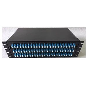 19-Inch FTP Rack Mounted ODF Terminal Box 24-Core Fiber Distribution Frame with ODF <strong>Patch</strong> <strong>Panel</strong> and SC/UPC SC/APC Adaptors - Product Image 4