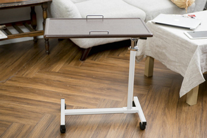 Mesa auxiliar de sofá de escritorio para ordenador portátil ajustable en altura multifuncional, mesa de ordenador portátil extraíble para uso en sala de estar y dormitorio