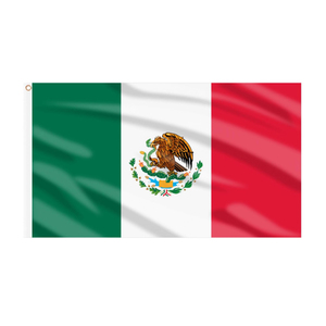 Hotselling Custom 90x150cm Polyester Silk Screen Printing Flying <strong>Mexico</strong> Mexican Flag 3x5 FT of <strong>Mexico</strong> - Product Image 3