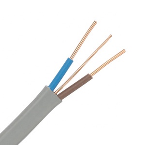 6241Y 6242Y 6243Y扁平<span class=keywords><strong>2</strong></span>芯<span class=keywords><strong>3</strong></span>芯1.5毫米<span class=keywords><strong>2</strong></span>.5毫米4毫米双地线电力电缆聚氯乙烯绝缘