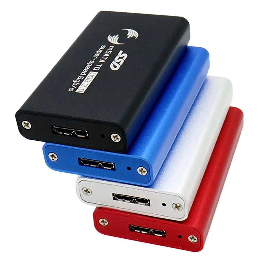 OT-MSATA SDD Mini Super Speed 2.5 "ภายนอก USB 3.0ฮาร์ดดิสก์กล่อง6กิกะไบต์/วินาที