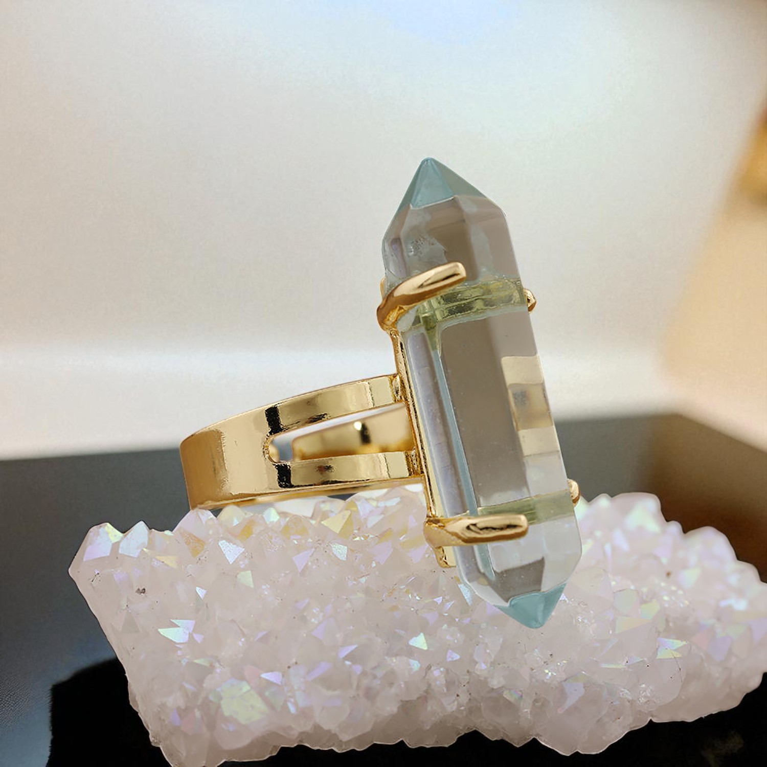 Verre bleu clair