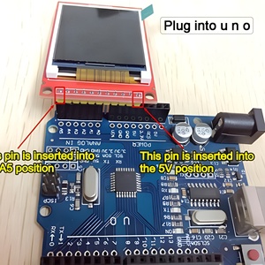1,8-Zoll-TFT-LCD-SPI-Display mit SD-Steckplatz für Arduino-Spiele konsolen ST7735S 128x160-Modul