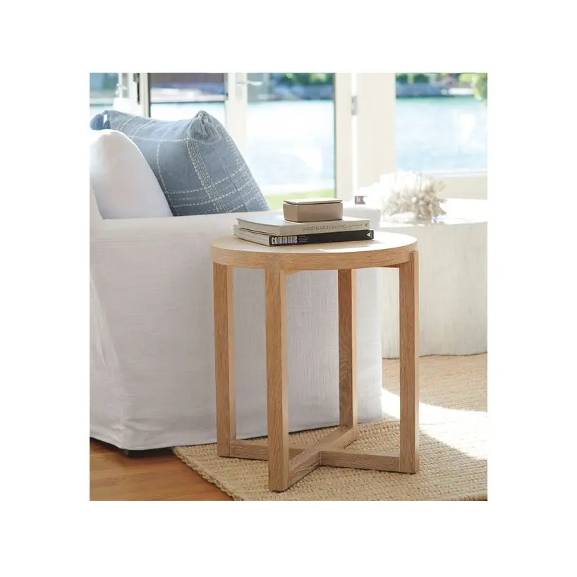 Тиковые деревянные садовые боковые столики для коммерческой мебели для спальни и прикроватного журнального столика