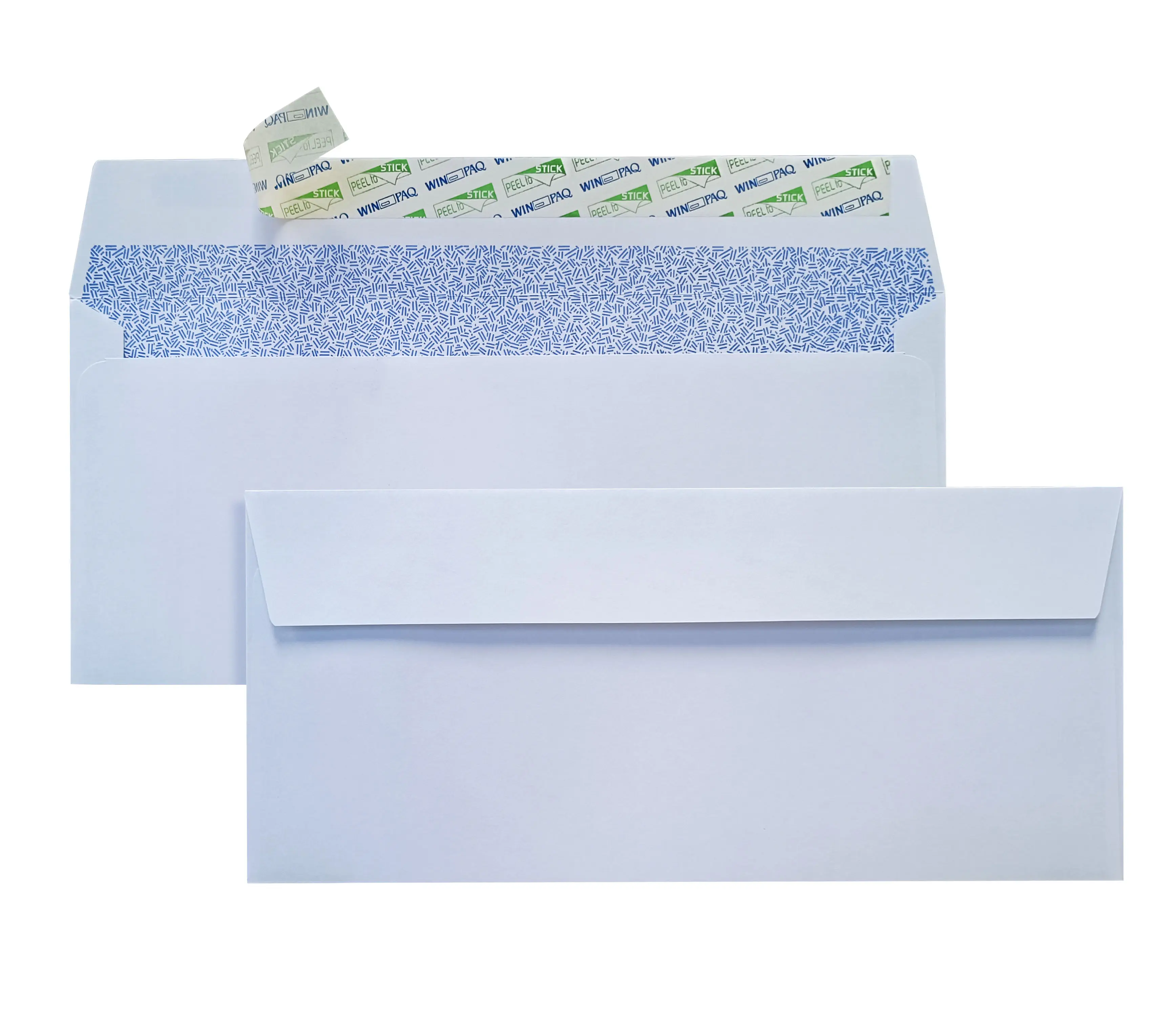 #10 Business Envelope 4 1/8x9 1/2 Zoll 24 lbs weiß gewebt Self Seal Security Mailing Envelopes Fenster los