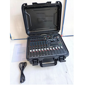 Ses dijital arayüz ses mikseri MP3 + 48V Phantom güç yeni tasarım ince ses güç mikser 8 kanal USB ses mikseri konsolu - Product Image 5