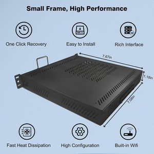 Mini computadoras de 10. ° Gráficos 4K UHD Computadora de escritorio con pantalla dual OPS Mini PC para oficina y educación