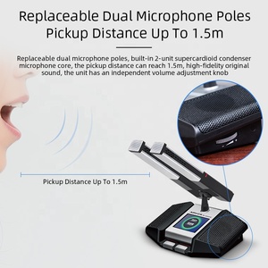 Hot Selling Wireless Conference Microphone System Video and Voting Function for Meeting and <strong>Discussion</strong> - Product Image 5