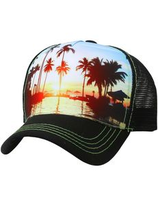 Custom High Quality 5 <strong>Panel</strong> Embroidery <strong>Patch</strong> Logo Mesh Trucker Caps Hats Screen Print Two Tone Trucker Hats Wholesale Breathable - Product Image 3