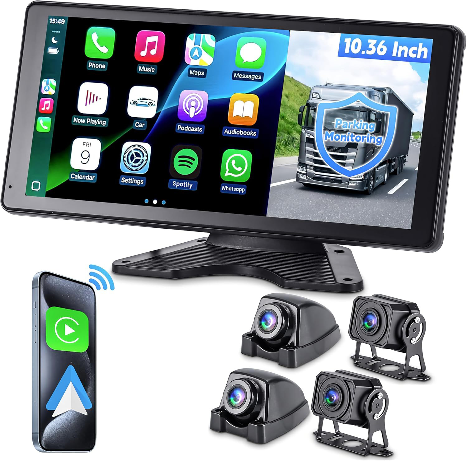 10" Monitor 4 Camera no BSD
