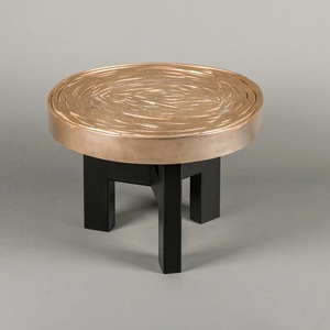 Most Amazing Coffee <strong>Table</strong> <strong>Rectangular</strong> Shape With Handmade Rounded Designing With Golden Finishing Metal <strong>Nesting</strong> <strong>Table</strong> for Sale - Product Image 4