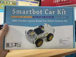 BOTと4つのDOT、4WD 2層スマートカーロボットシャーシキット。参照No.: BOT-TO-0001、学生向け教育玩具。