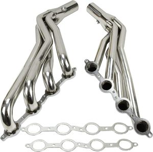 ชุดปะเก็นท่อร่วมไอเสียสำหรับ LS Swap 1967-1986 Chevy Chevrolet LS1รับ C10 LS6 LS2 LS3 1-3/4 "ท่อร่วมไอเสียยาว - Product Image 1