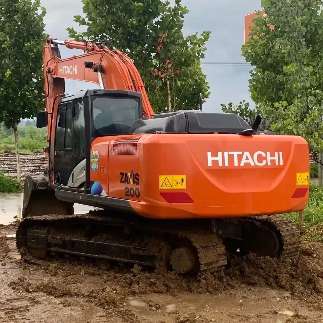 Дешевая строительная техника, японский подержанный экскаватор Hitachi Zaxi 200 ZX200 ZX220 ZX250 ZX270, гусеничный экскаватор