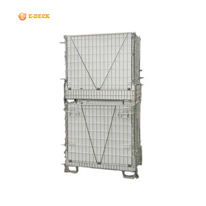 Contenedor de Metal grande y plegable, jaula de malla de alambre, alta calidad - Product Image 1