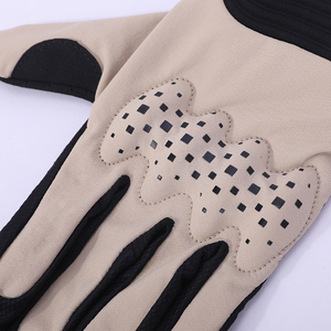 Unisex siyah ve beyaz renk için toptan motokros eldivenleri tam parmak sürme spor motokros eldivenleri